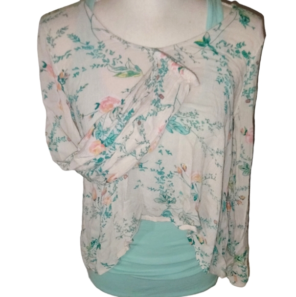 NWOT Billabong Long Sleeve Top AND Teal Tank Top - Picture 9 of 16